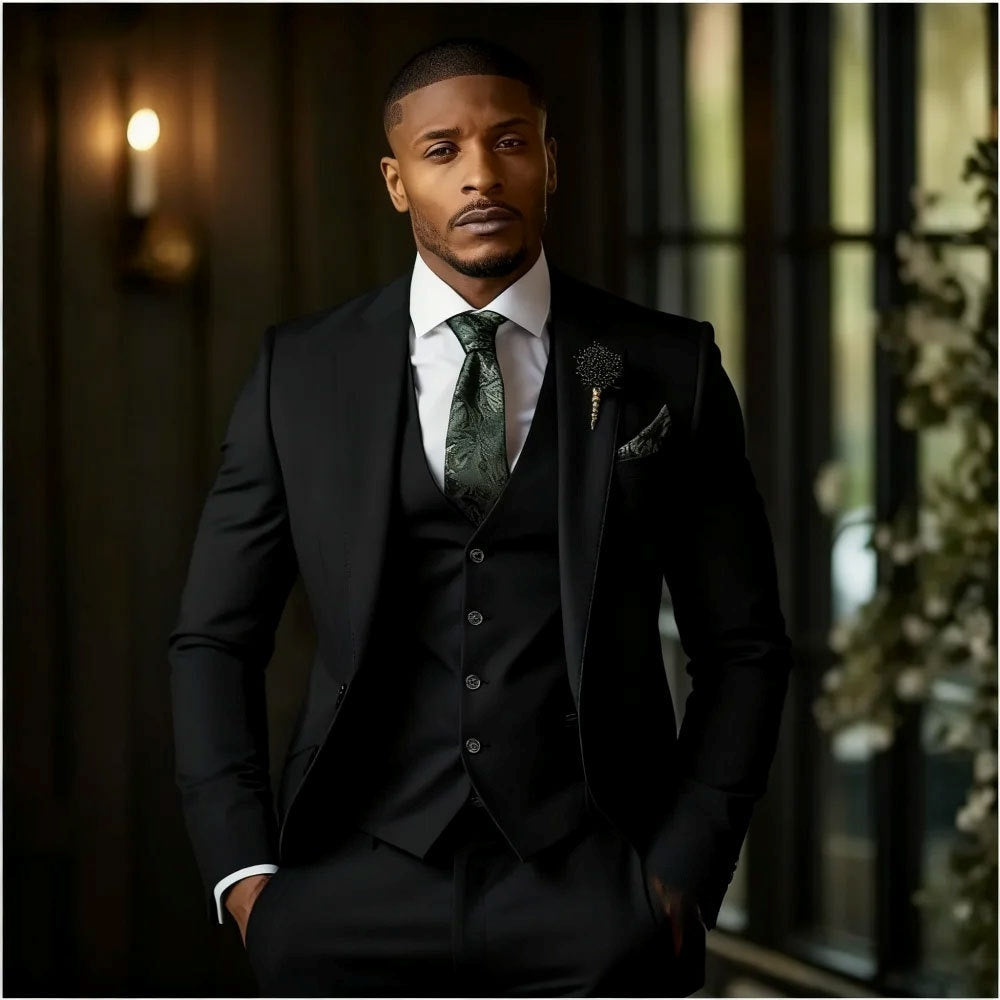 Men's Fashionable Three-Piece Suit