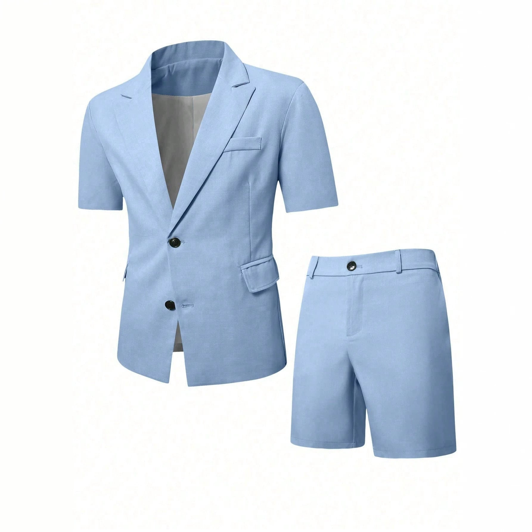 Men's Short-Sleeve Two-Piece Suit