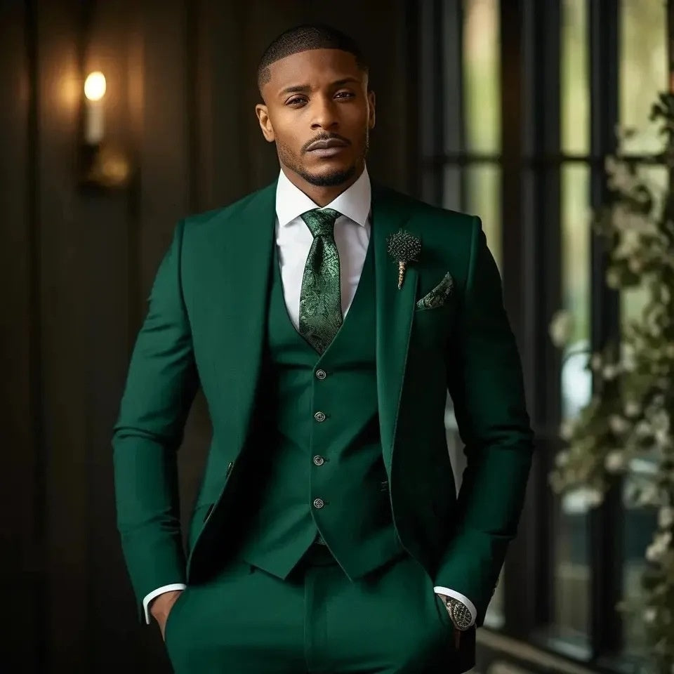 Men's Fashionable Three-Piece Suit
