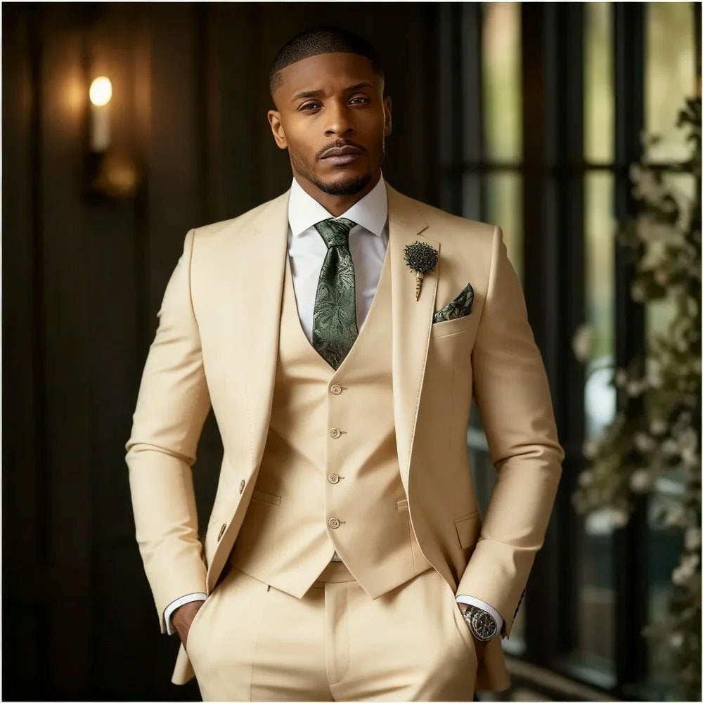 Men's Fashionable Three-Piece Suit