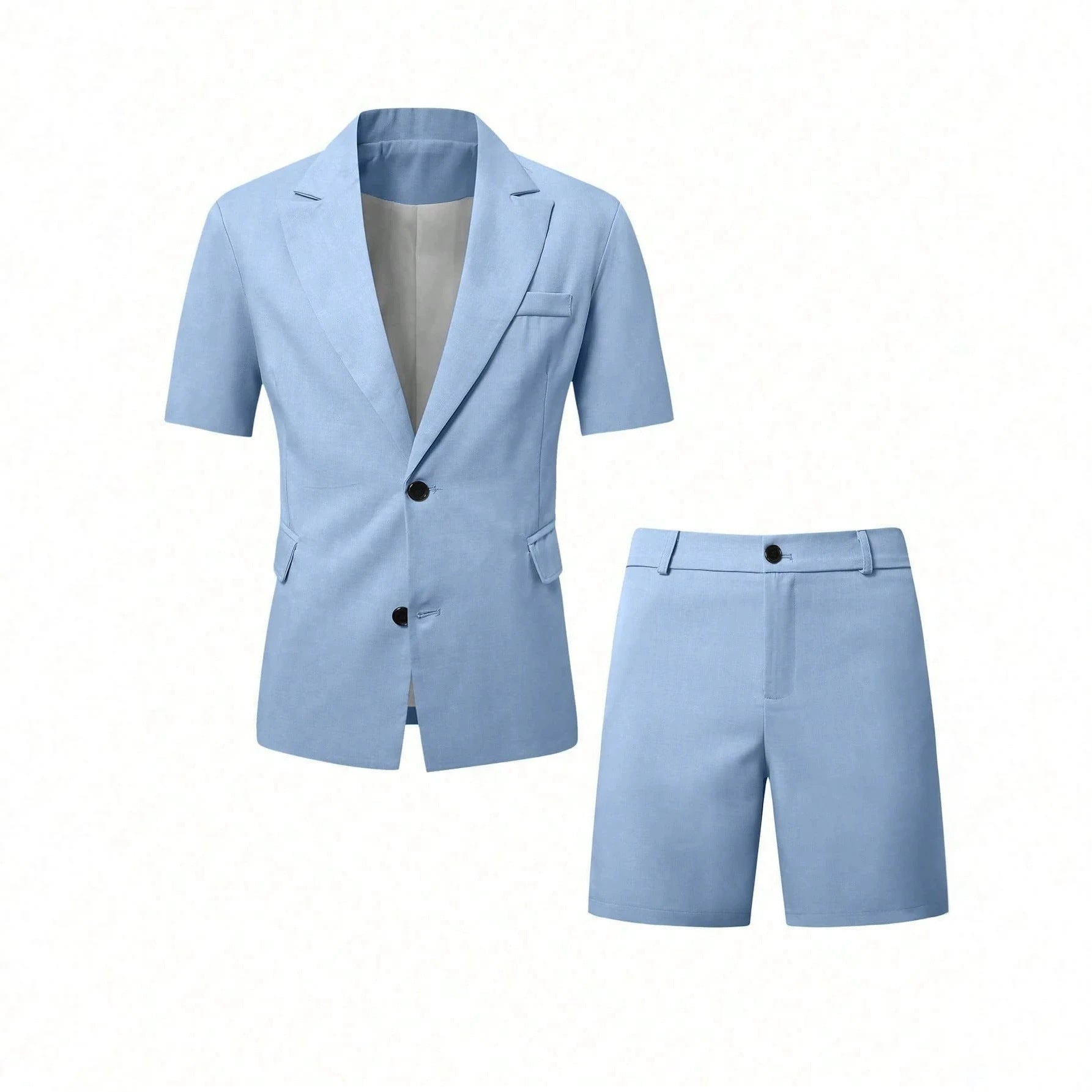 Men's Short-Sleeve Two-Piece Suit