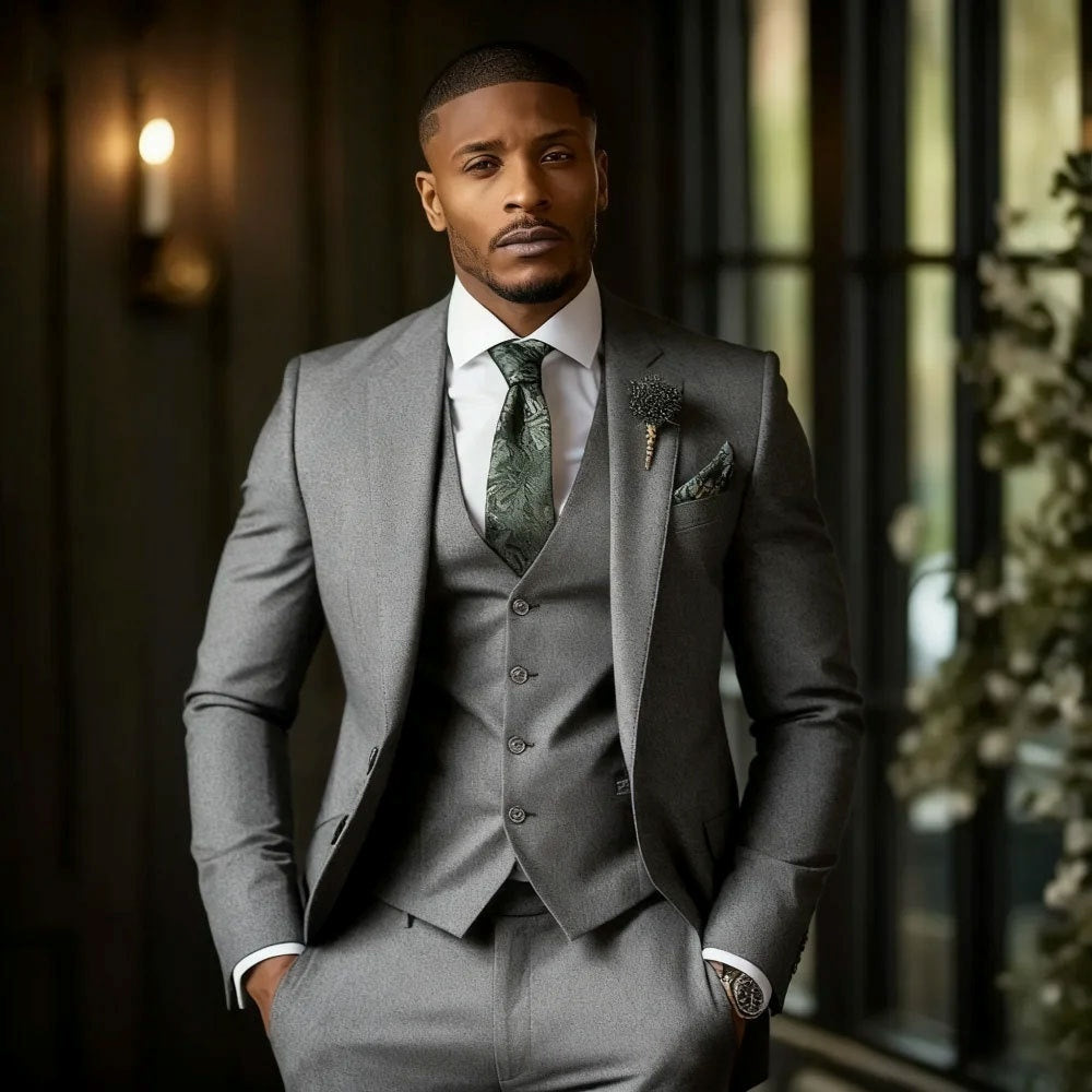 Men's Fashionable Three-Piece Suit